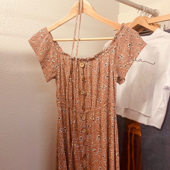 Vintage Dresses & Skirts - BOHO floral maxi dress 💛🧡💛🧡